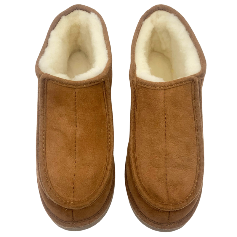 Chaussons En Peau De Mouton Avec Scratch