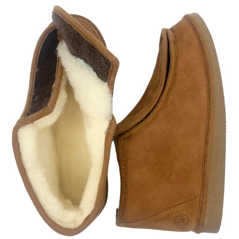 Chaussons En Peau De Mouton Avec Scratch