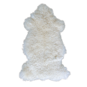 Peau De Mouton Naturelle Blanche Bouclée