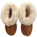 Chaussons en peau de mouton enfant