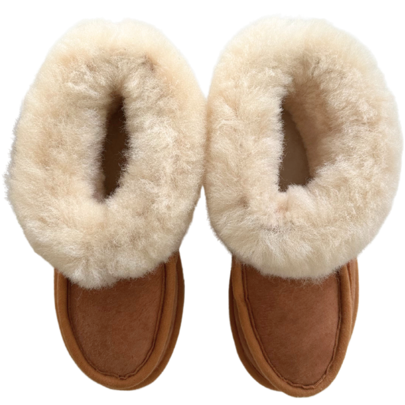 Chaussons en peau de mouton enfant