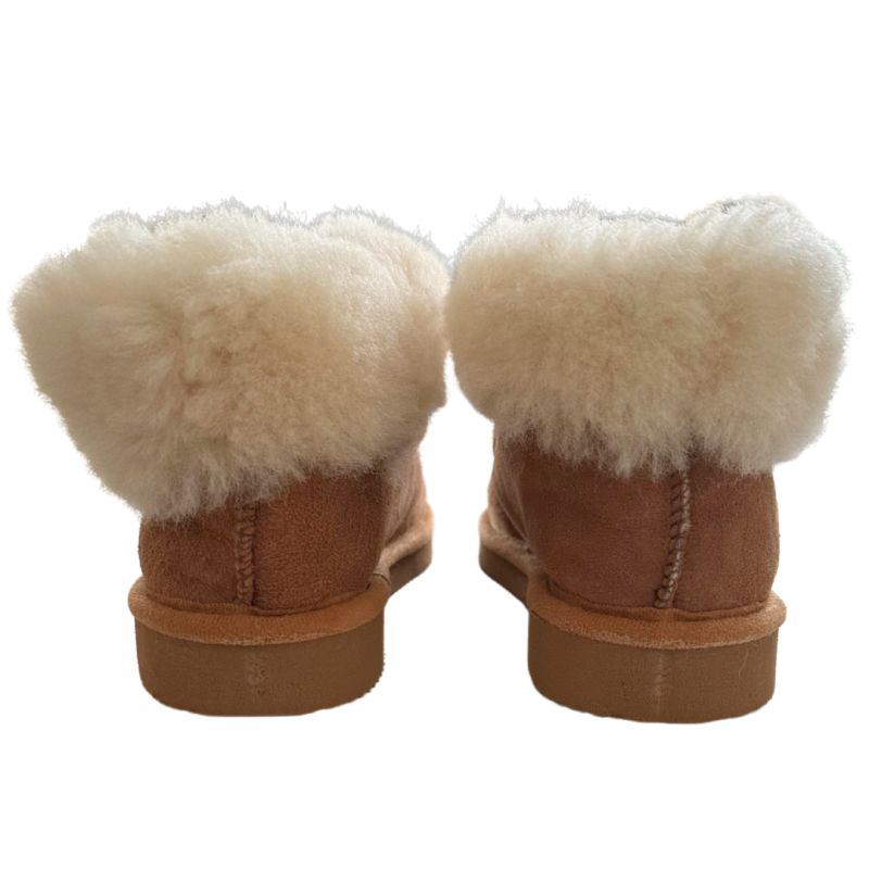 Kinderpantoffels van schapenvacht