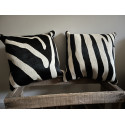 Imitatie Zebra koeienhuid kussen