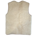 Mouwloos vest van 100% wol