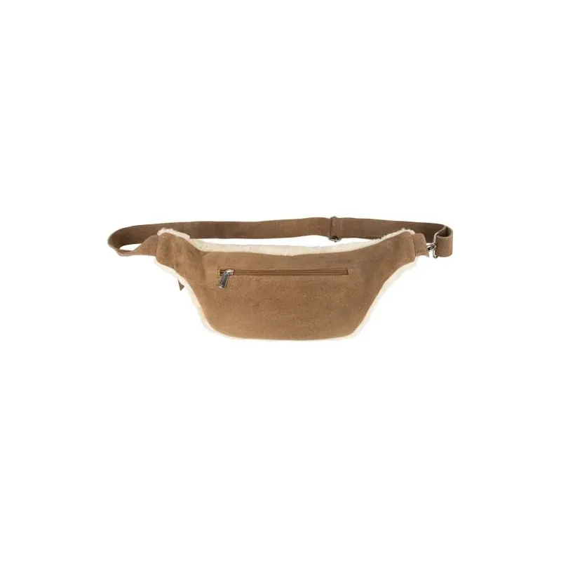 Groot beige schapenvacht heuptasje