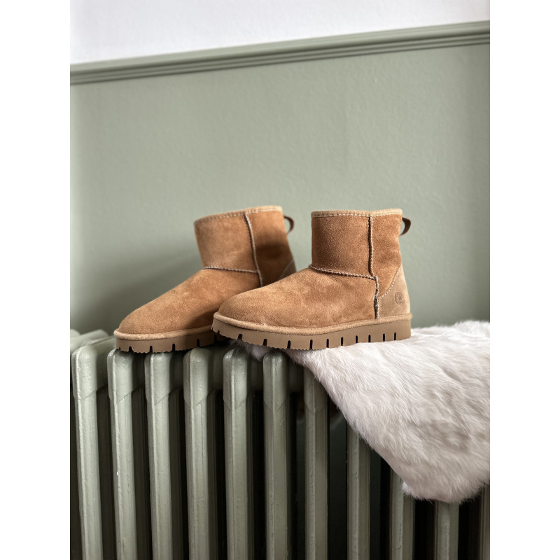 Bottines en peau de mouton | Mini-bottes peau de mouton | Maison Thuret