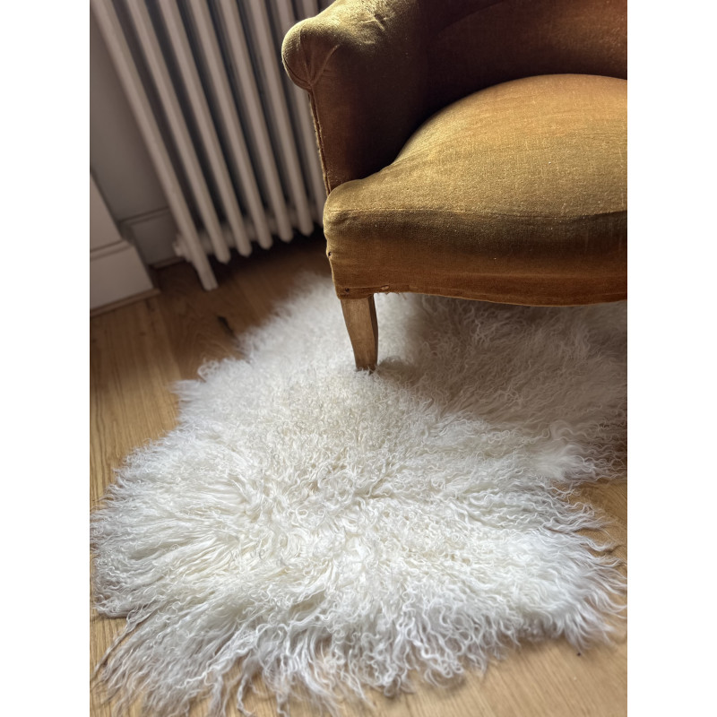 Witte Tibetaanse lamsvacht