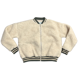 Veste Style Bomber 100% Laine