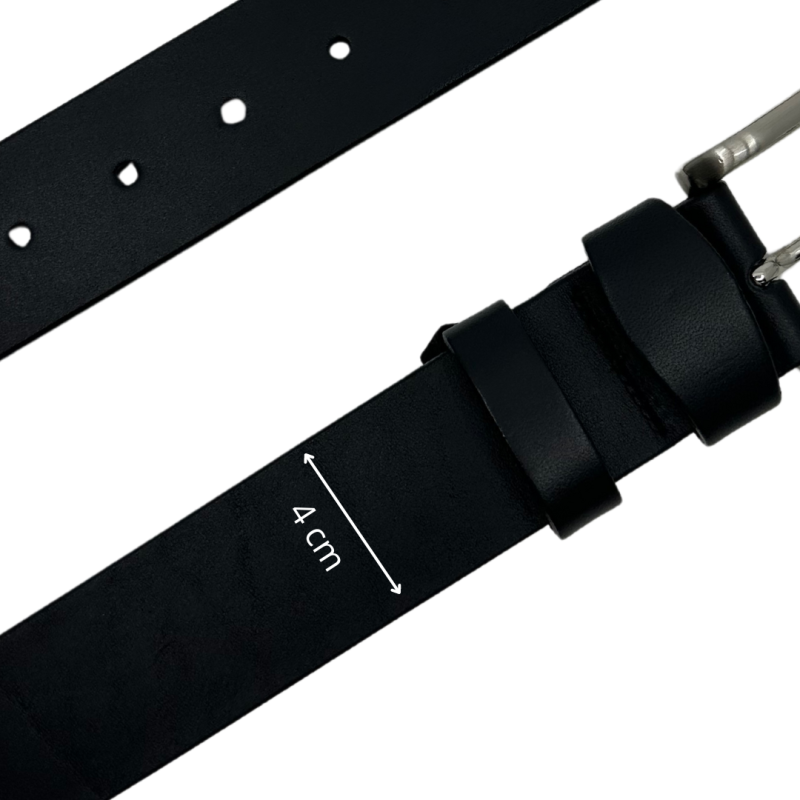 Ceinture En Cuir Noir