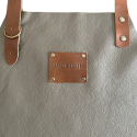 Tablier En Cuir Taupe