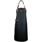 Tablier En Cuir Noir