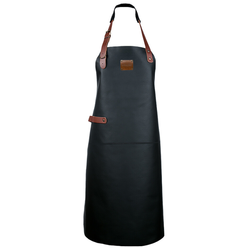 Tablier En Cuir Noir