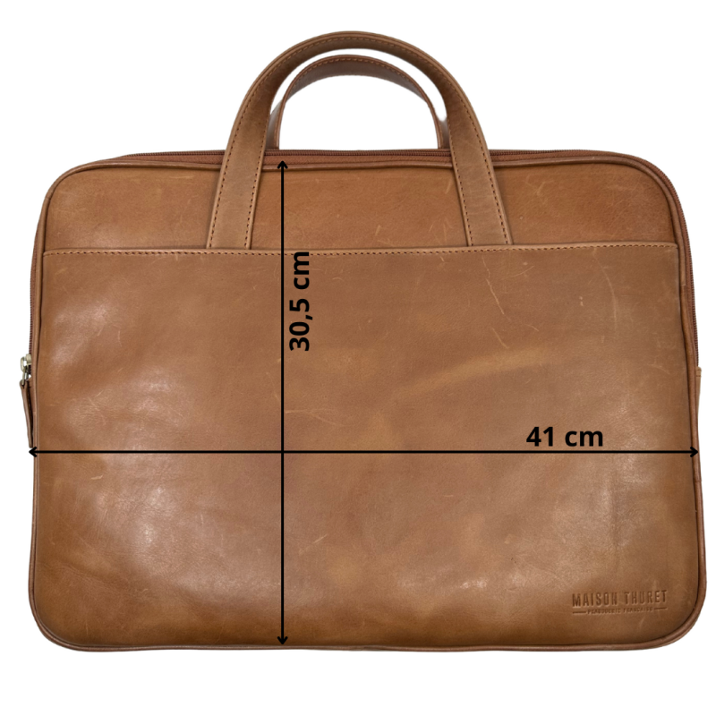 Leren computertas (15 inch)