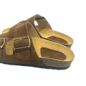 Sandales en daim camel