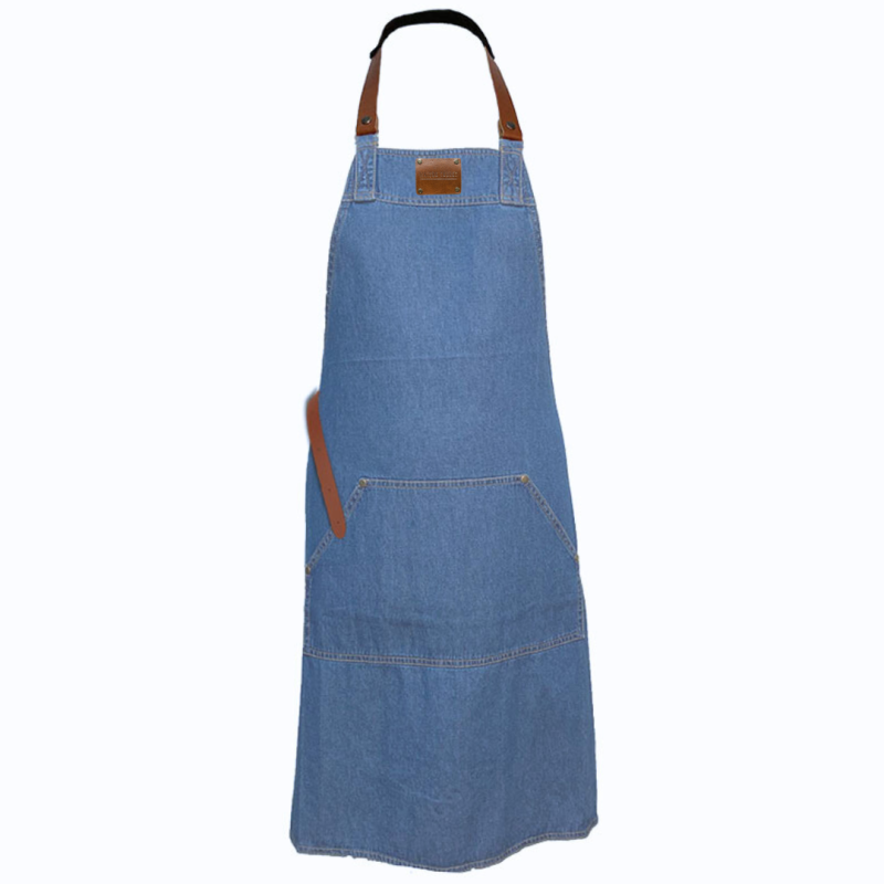 Tablier haut de gamme en cuir et denim – Maison Thuret