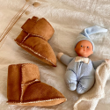 Chaussons bébés en peau de mouton