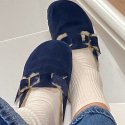 Sabots en cuir | Chaussons peau de mouton | Maison Thuret