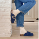 Sabots en cuir | Chaussons peau de mouton | Maison Thuret