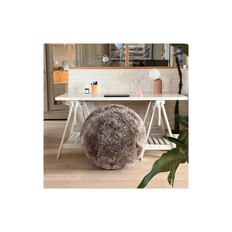 Ergonomische balzitting van schapenvacht