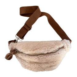 Banane En Peau De Mouton Beige
