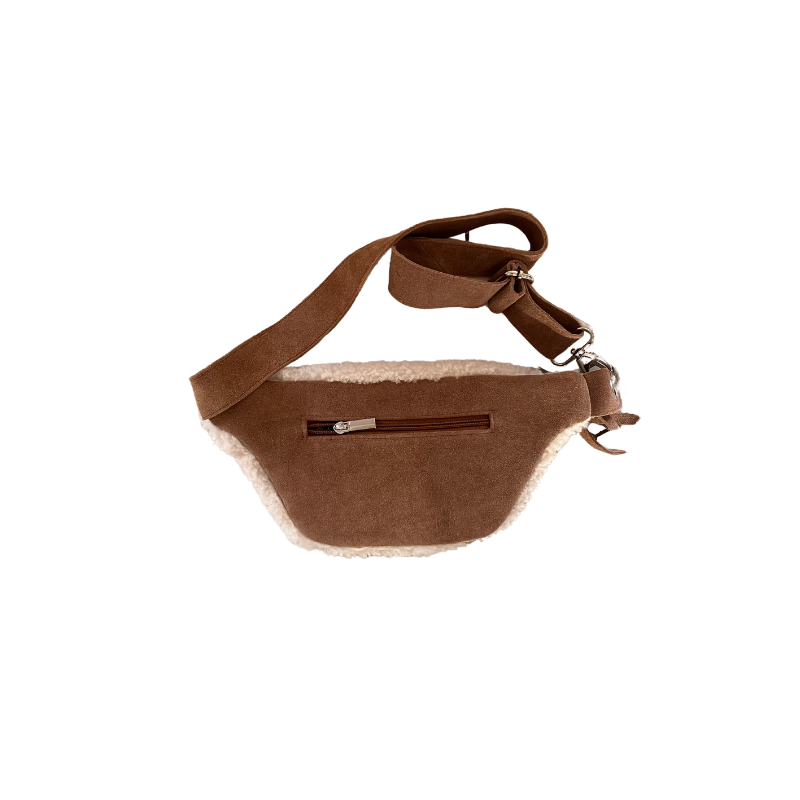 Banane En Peau De Mouton Beige