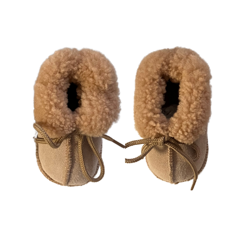 chaussons bébé peau de mouton