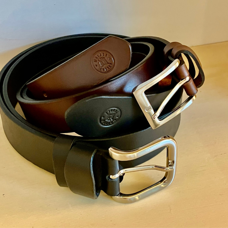 Ceinture En Cuir Marron
