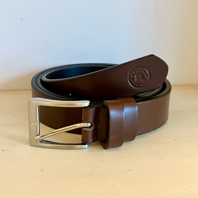 Bruin lederen riem