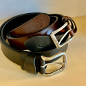 Zwart leren riem