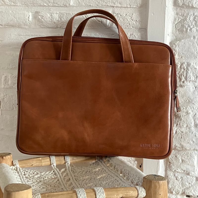 Leren computertas (13 inch)