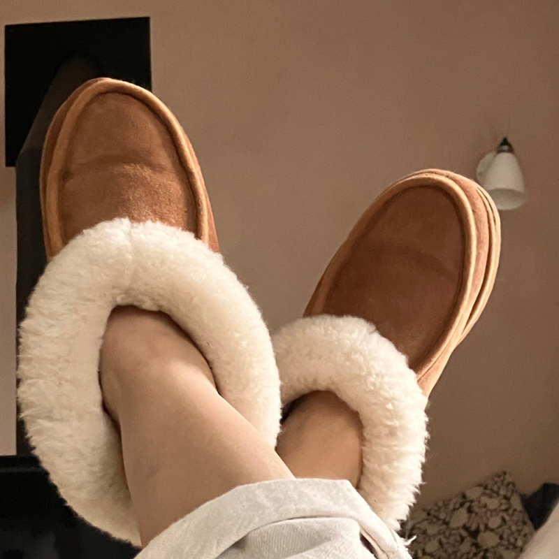 Chaussons En Peau De Mouton