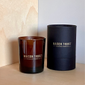 Bronzen glazen kaars