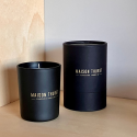 Bougie En Verre Noir Mat