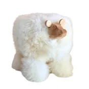 Ours Décoratif En Peau De Mouton