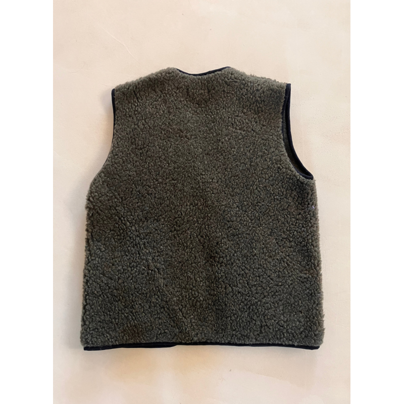 Mouwloos vest van 100% wol