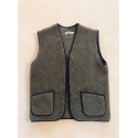 Mouwloos vest van 100% wol