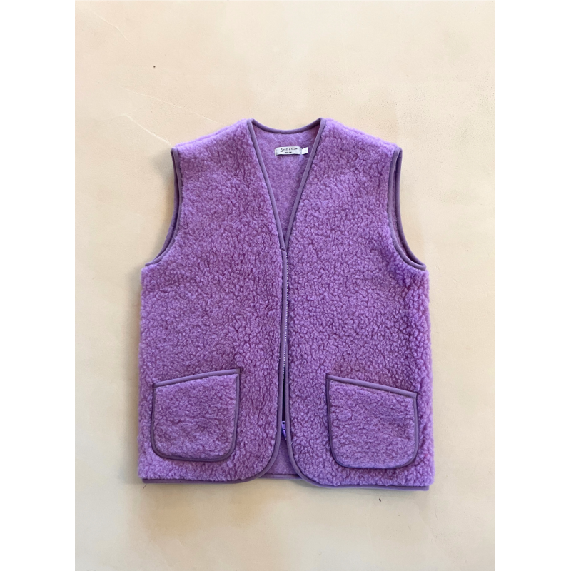 Mouwloos vest van 100% wol