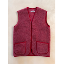 Mouwloos vest van 100% wol