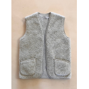 Mouwloos vest van 100% wol