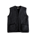 Mouwloos vest van 100% wol