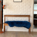 Peau de mouton bleu navy