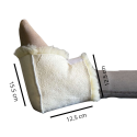 Protège talon anti-escarre en peau de mouton
