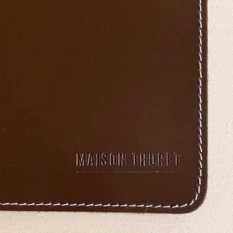 Sous main de bureau en cuir premium - 80 x 40 cm