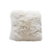Coussin en Peau de Mouton Blanc Australien
