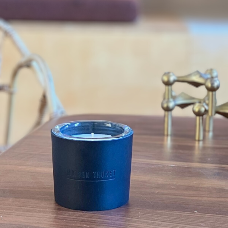 Bougie en cuir premium | Maison Thuret