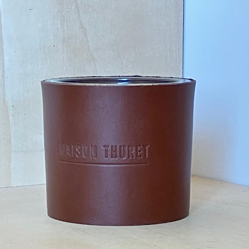 Bougie en cuir premium | Maison Thuret