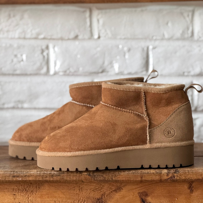 Bottines en peau de mouton artisanales SOLVEIG | Maison Thuret