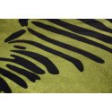 Peau de vache zèbre kaki