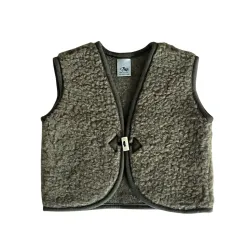 Mouwloos vest van 100% wol