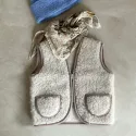 Mouwloos vest van 100% wol